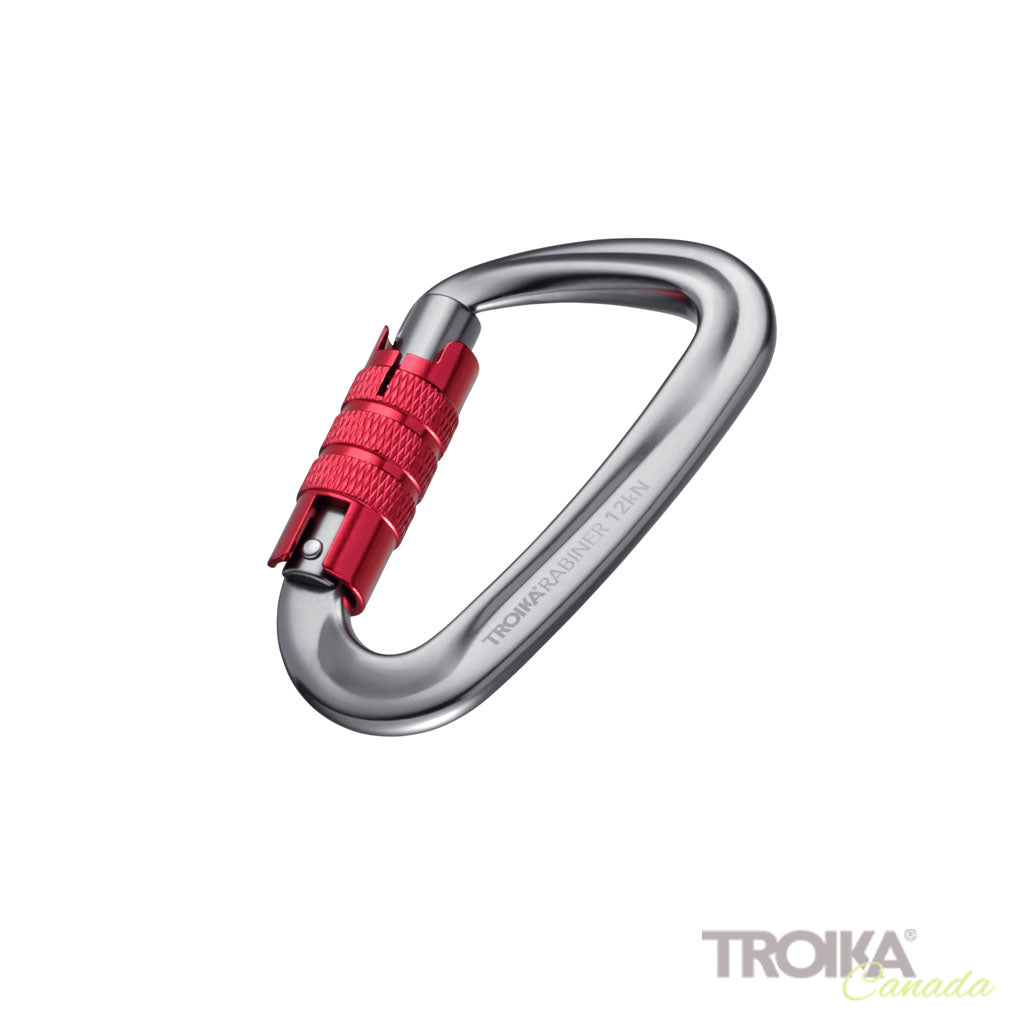TROIKA Carabiner Troikarabiner Red – KAR12/RD