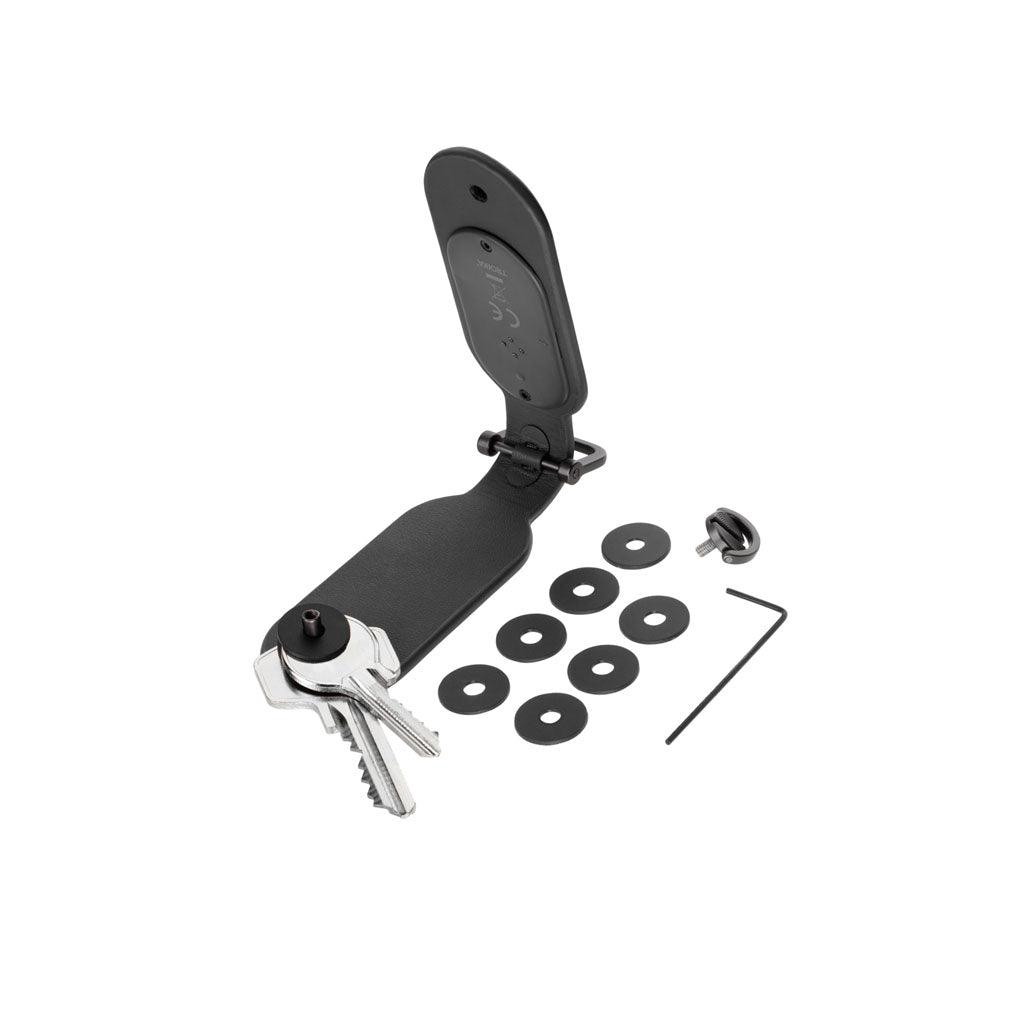 Troika TRACK & FIND Organizer"  black - KR26-30/BK, with "Apple Find My" with  keys, insertable dividers and tool