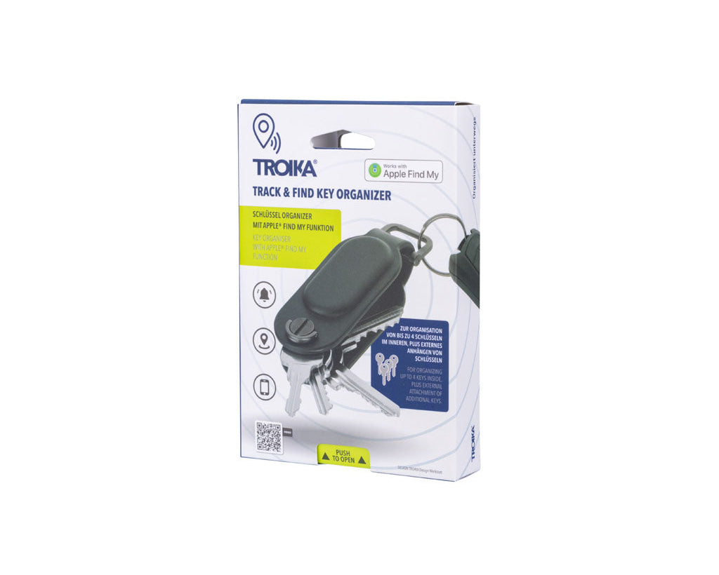 Troika TRACK & FIND Organizer"  black - KR26-30/BK, with "Apple Find My" in product packaging