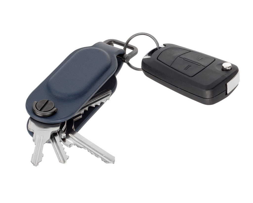 Troika TRACK & FIND Organizer"  blue - KR26-30/DB, with "Apple Find My" and multiple keys