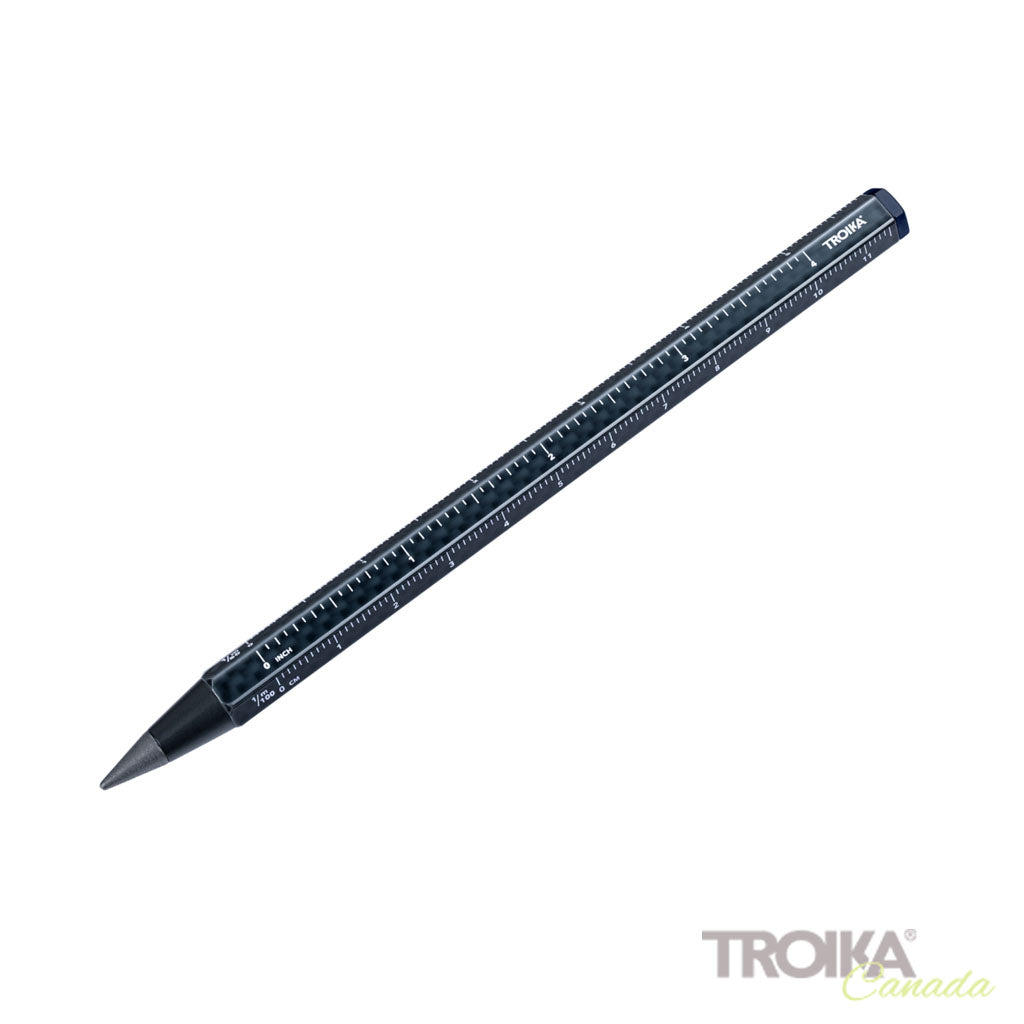 TROIKA Multitasking Pencil Construction Endless Carbon – PEN20/CB on white background
