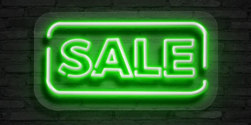 neon sign sales