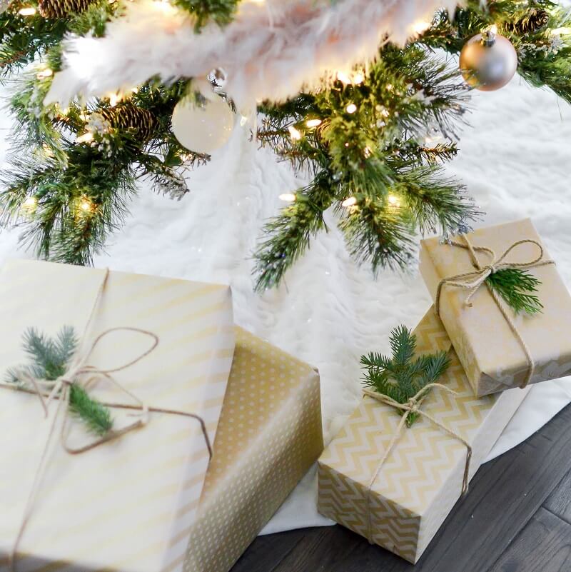 Gifts under the christmas tree