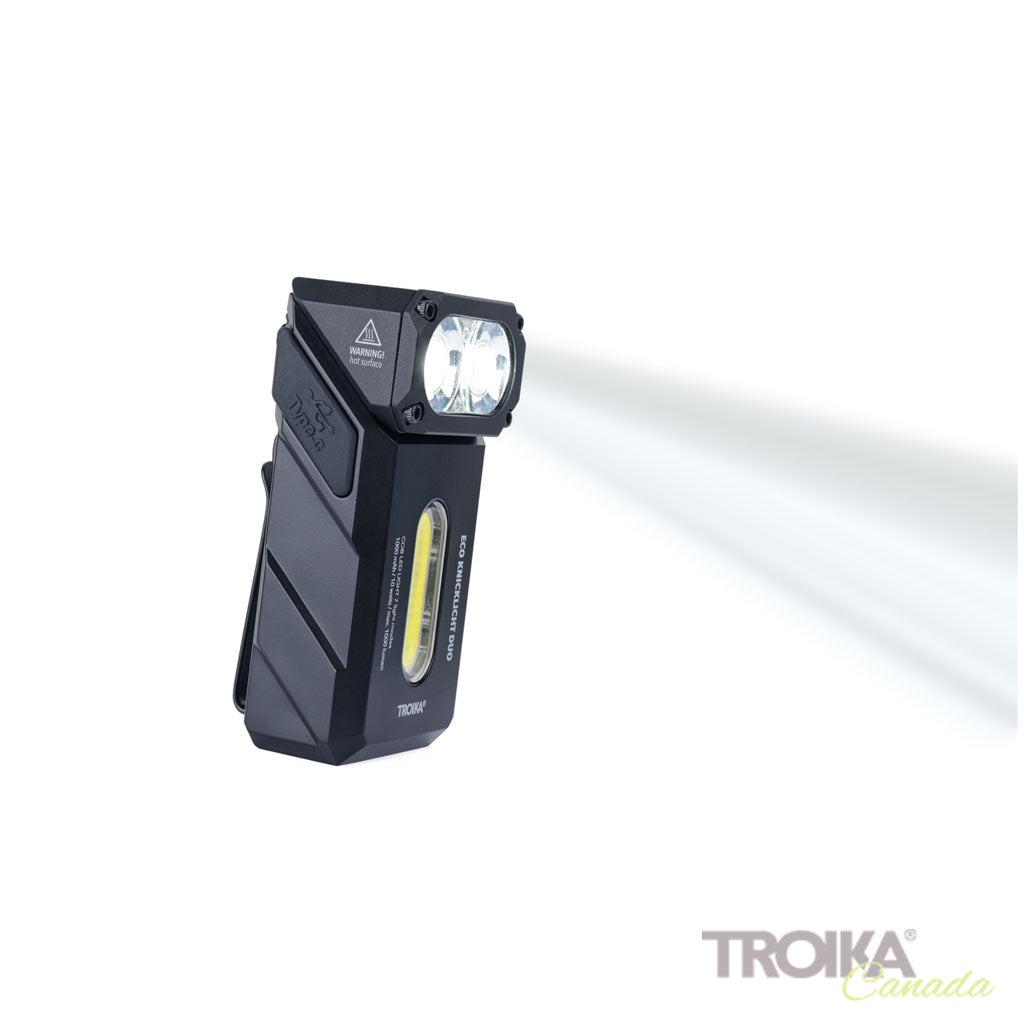 TROIKA Flashlight Eco Knicklicht Duo Black – TOR35/BK