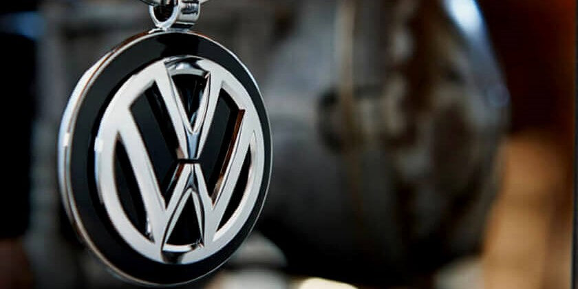 Troika Keychain with Volkwagen Logo