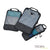 Set of travel compression packing cubes "TROIKA BLACK PACKING CUBES"