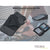 Set of travel compression packing cubes "TROIKA BLACK PACKING CUBES"