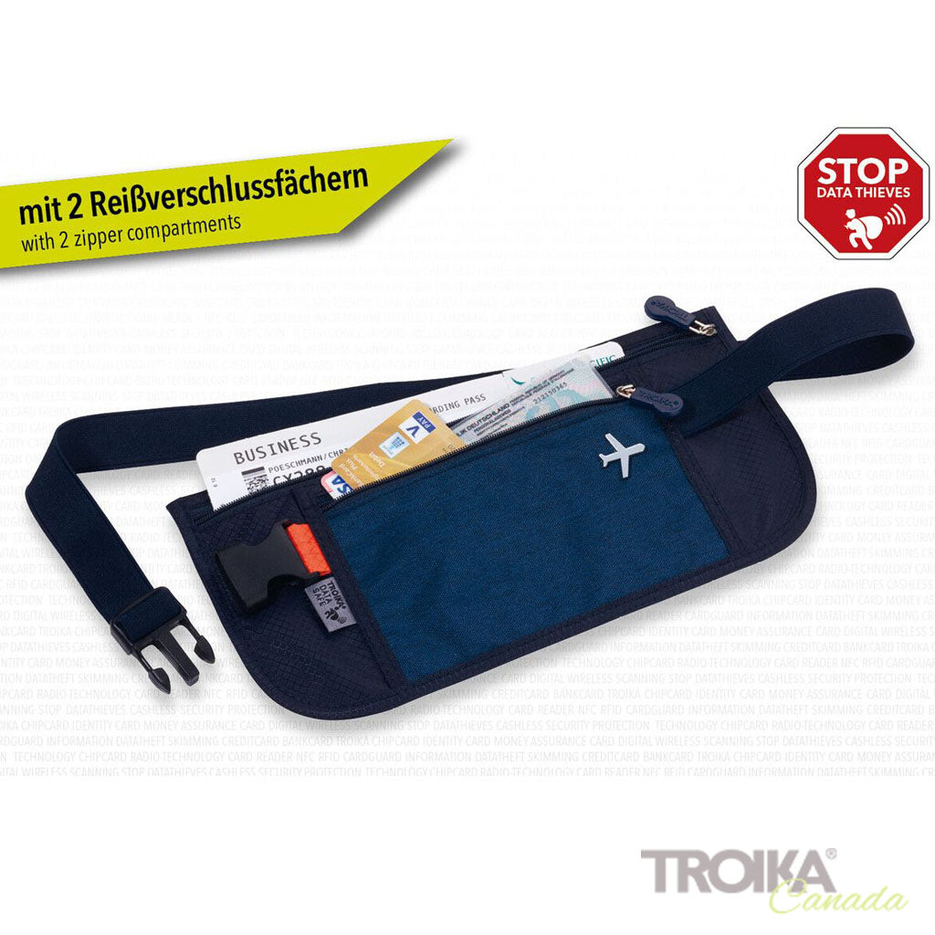 Troika Travel Belt Blue