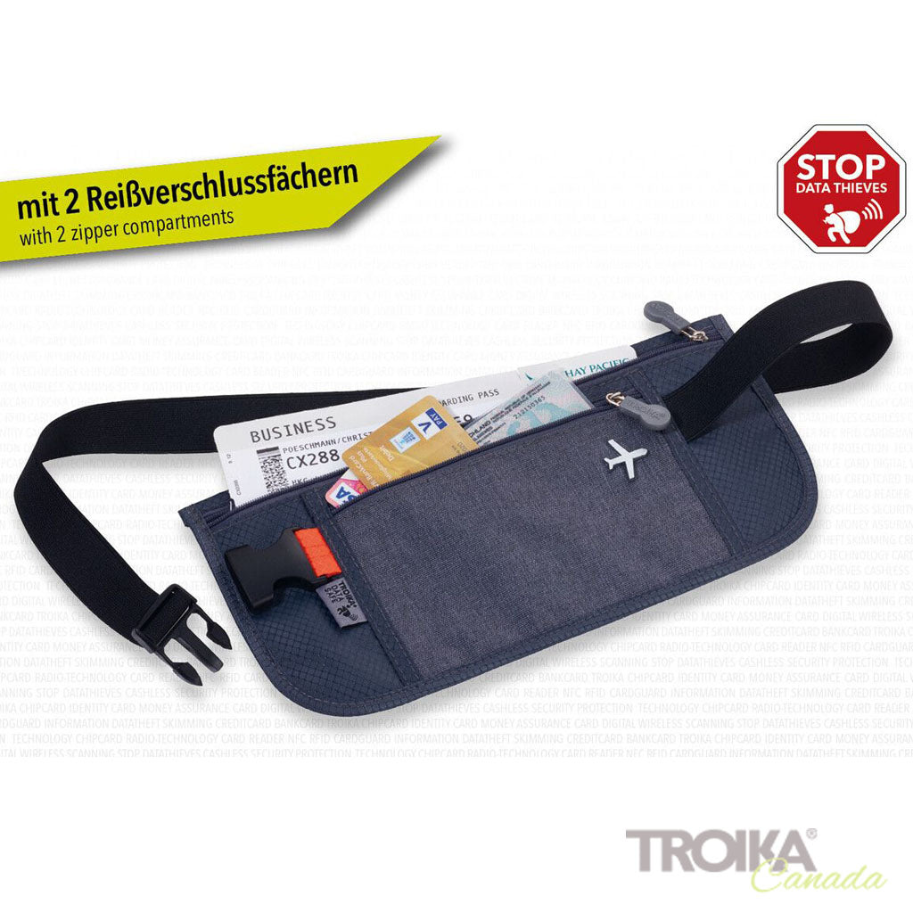 Troika Travel Belt Blue
