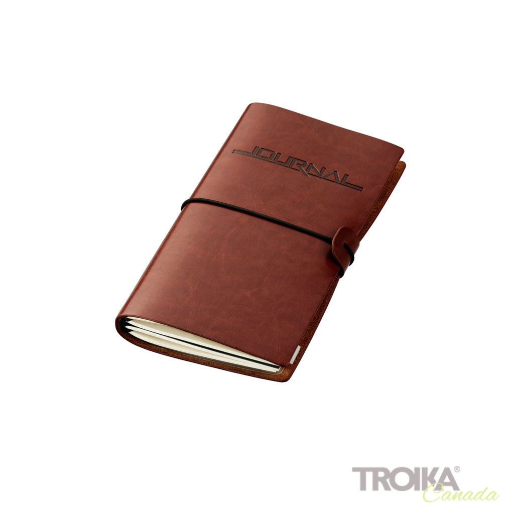 TROIKA Travel Journal Brown – BTJ25/BR