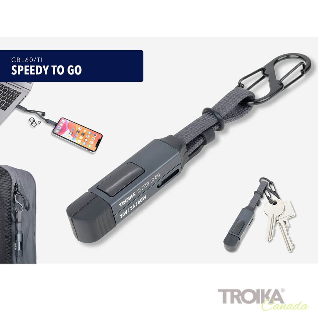 TROIKA Bag Charm "SPEEDY TO GO"