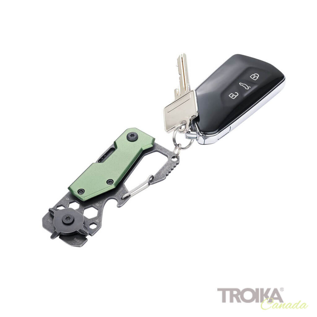 TROIKA Key Organizer and Mini Tool "TOOLINATOR CARD"