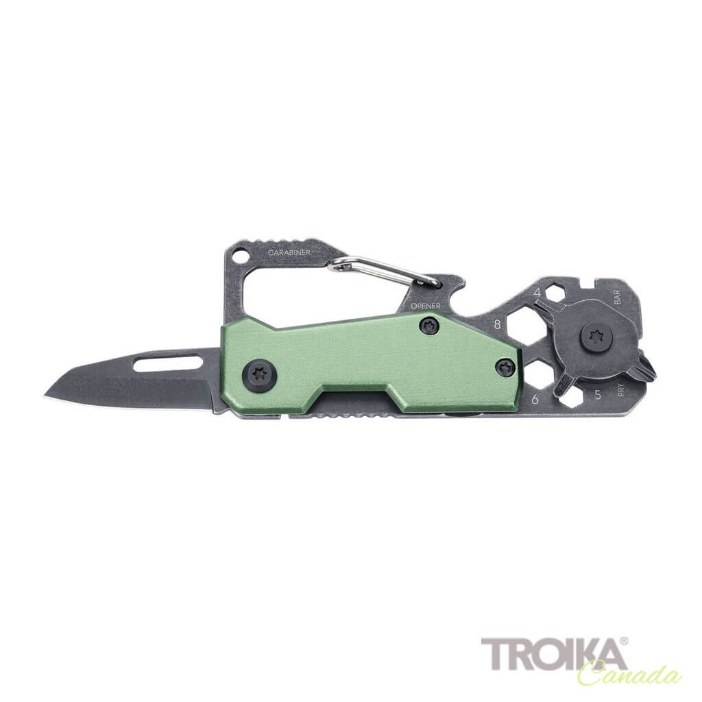 TROIKA Key Organizer and Mini Tool "TOOLINATOR CARD"