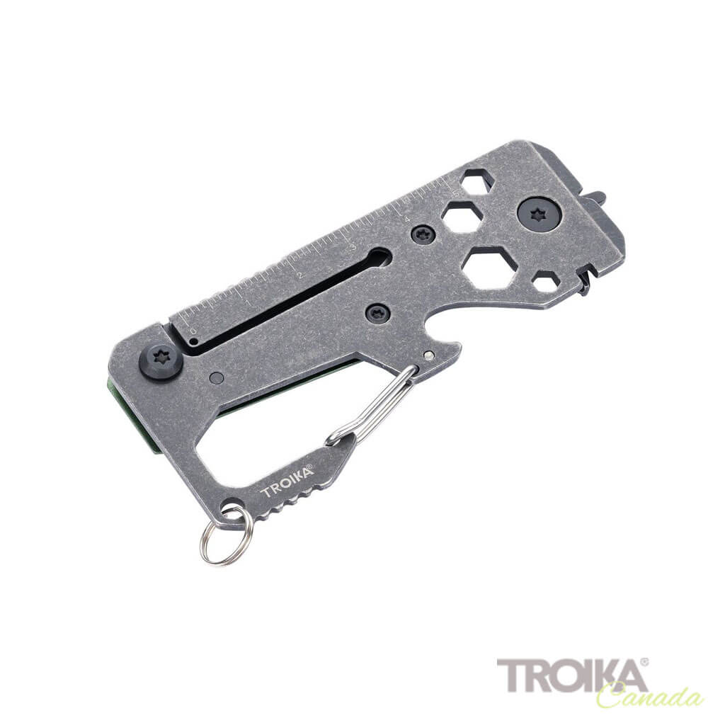 TROIKA Key Organizer and Mini Tool "TOOLINATOR CARD"