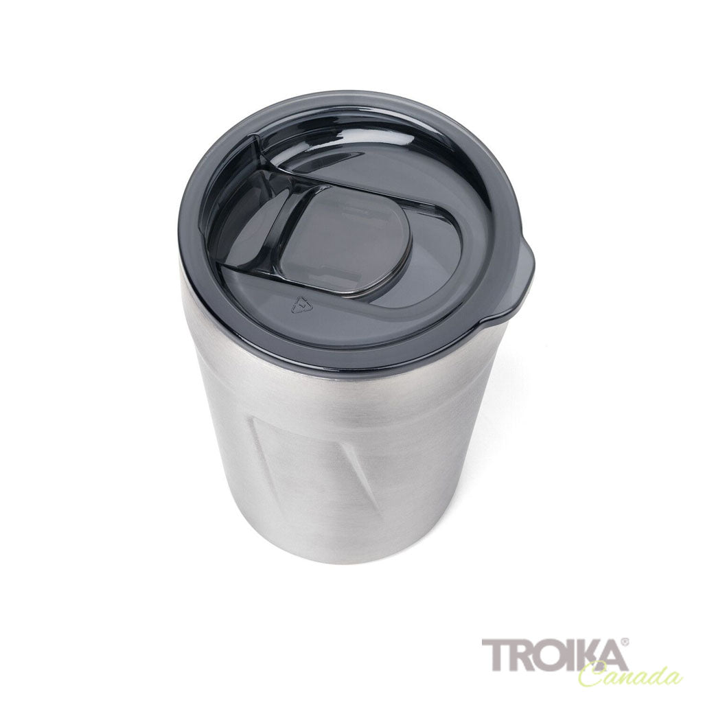 TROIKA Thermo mug "CUP-UCCINO" lid closed