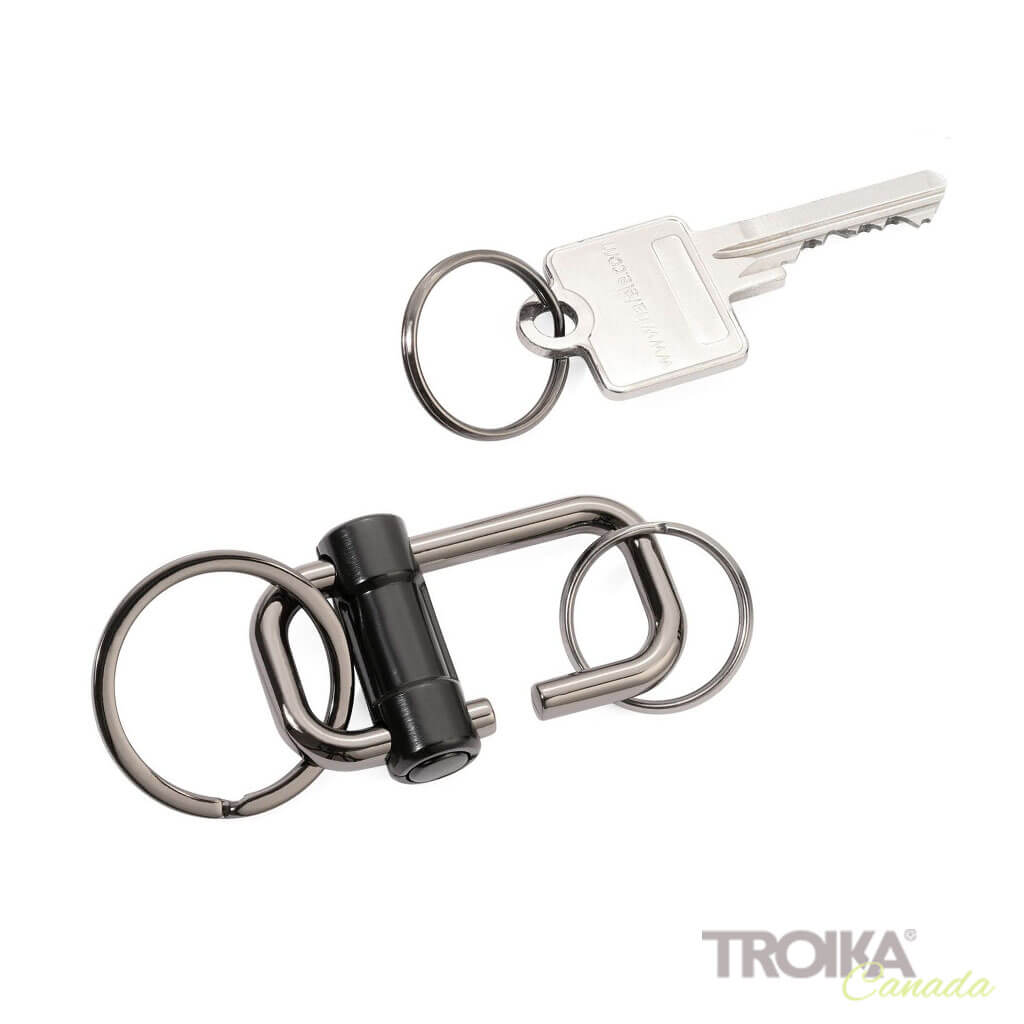 Troika Quick Release Two-Way Keychain |  Red