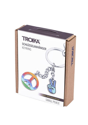 TROIKA Keychain "SMALL PEACE" packaging