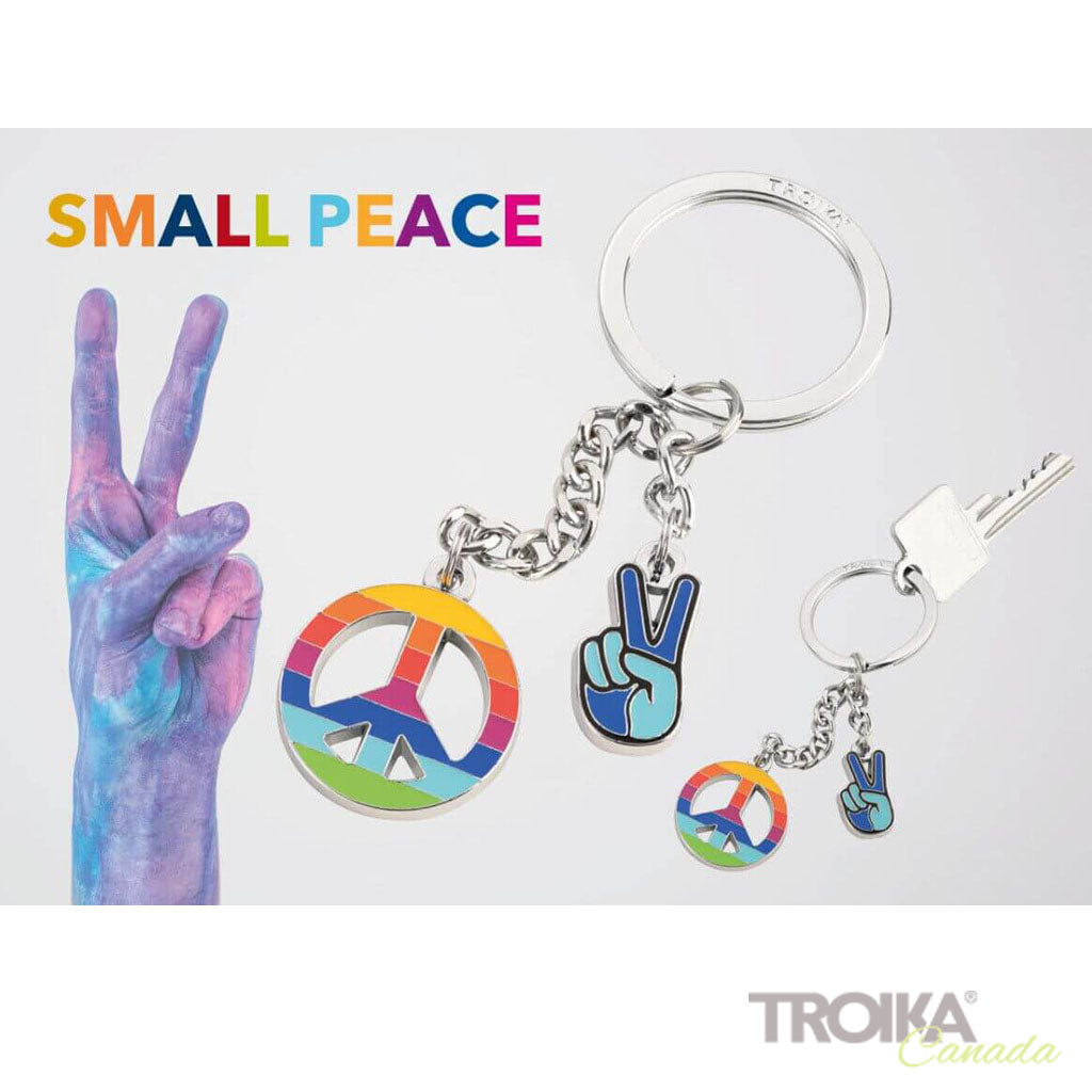TROIKA Keychain "SMALL PEACE"