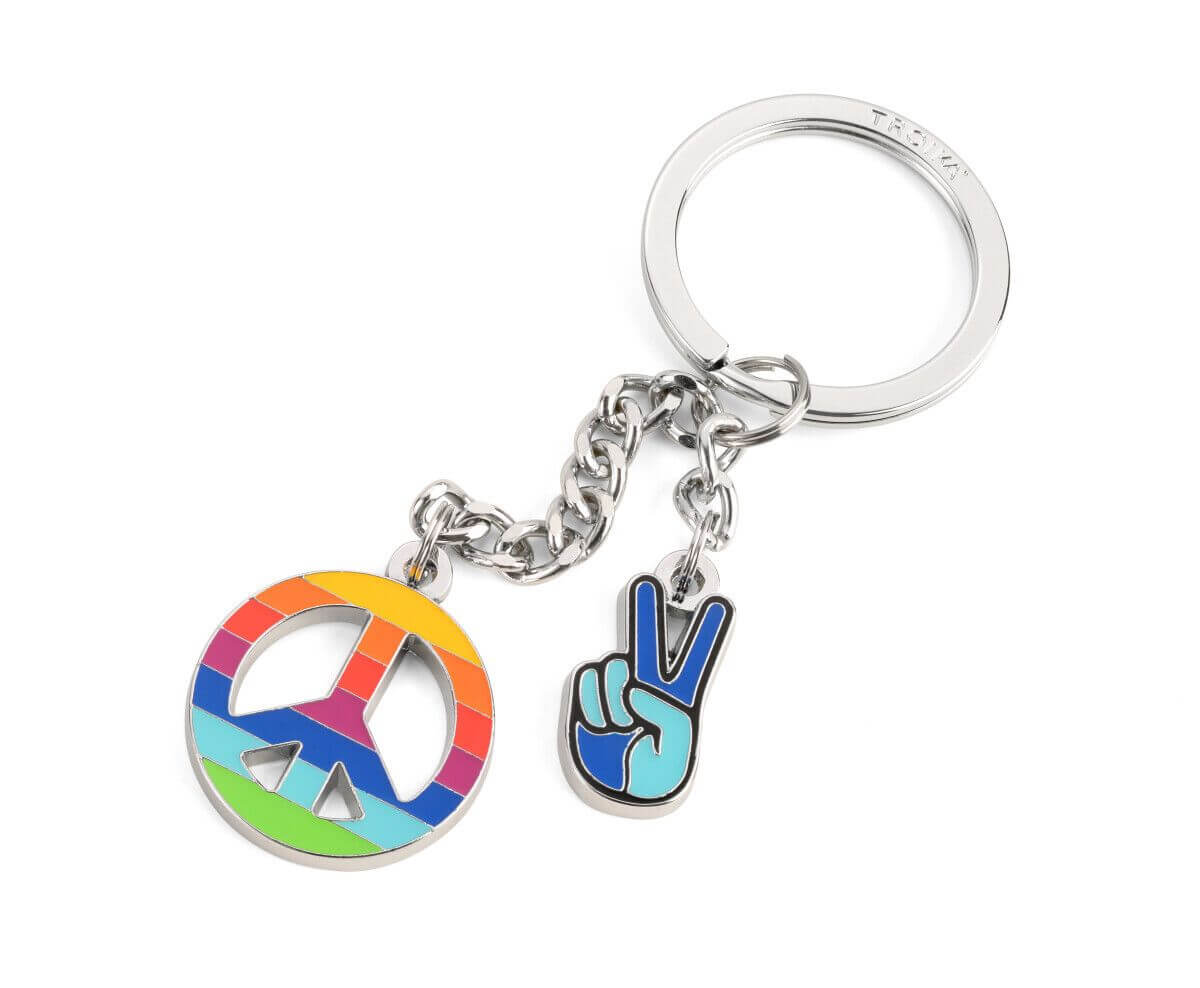 TROIKA Keychain &quot;SMALL PEACE&quot;