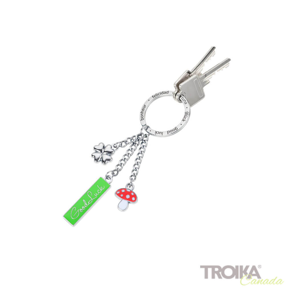 TROIKA Keychain "GOOD LUCK"