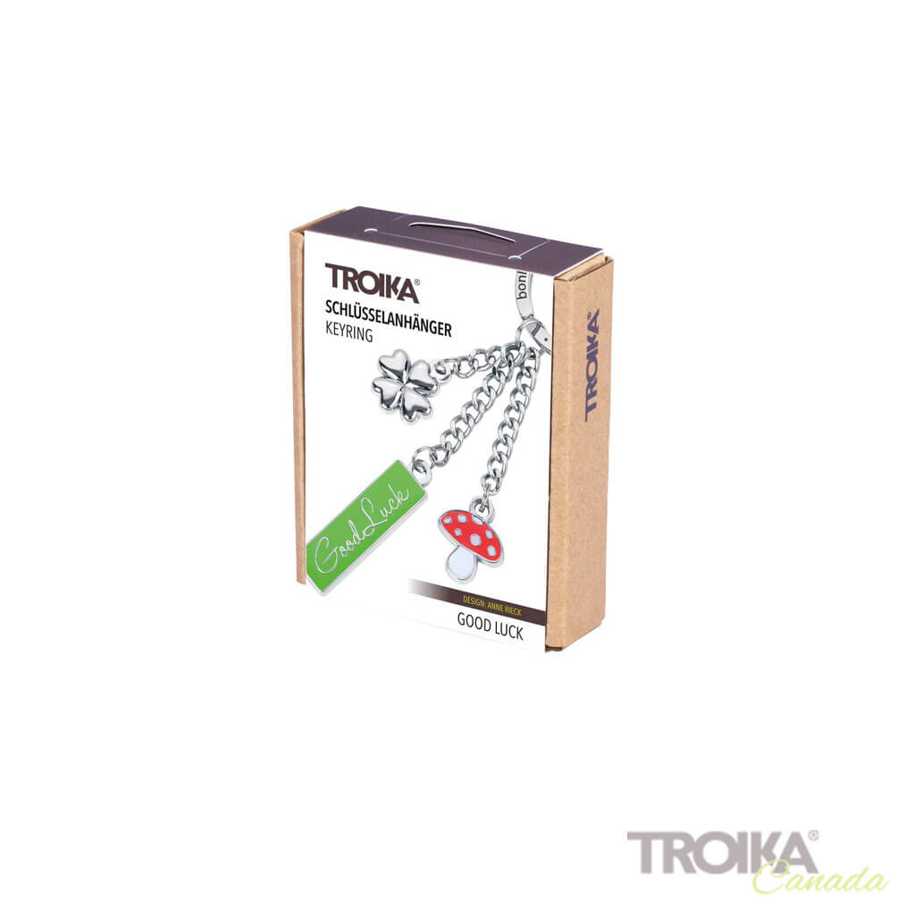 TROIKA Keychain "GOOD LUCK"