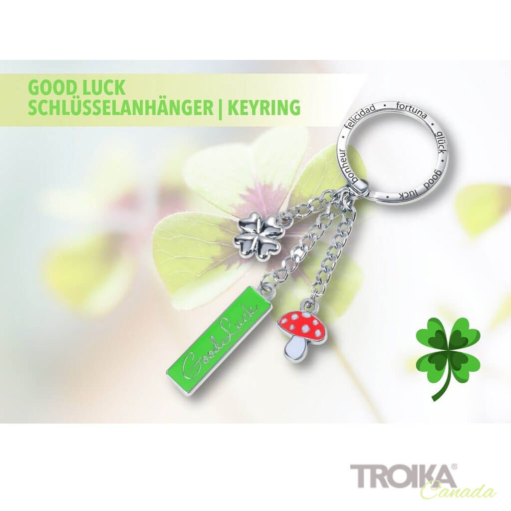 TROIKA Keychain "GOOD LUCK"