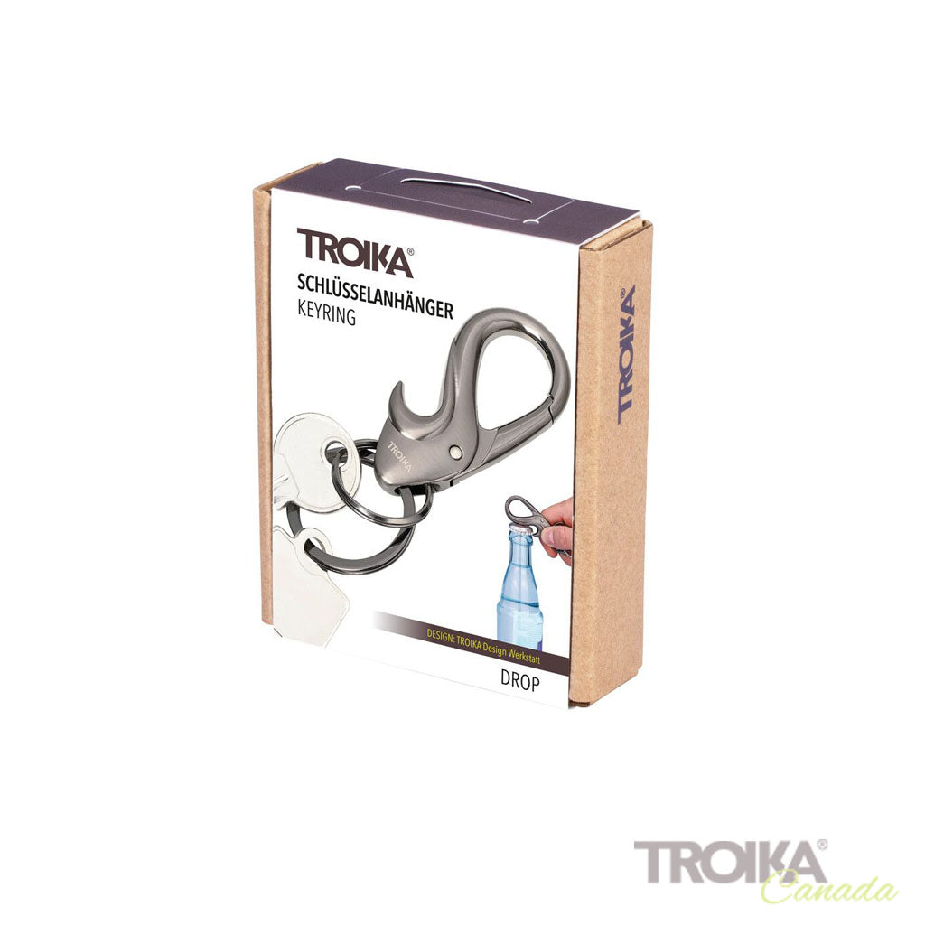 TROIKA Keychain "DROP" packaging