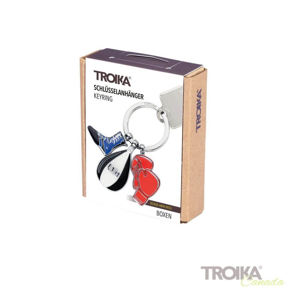 TROIKA Keychain "BOXEN" packaging