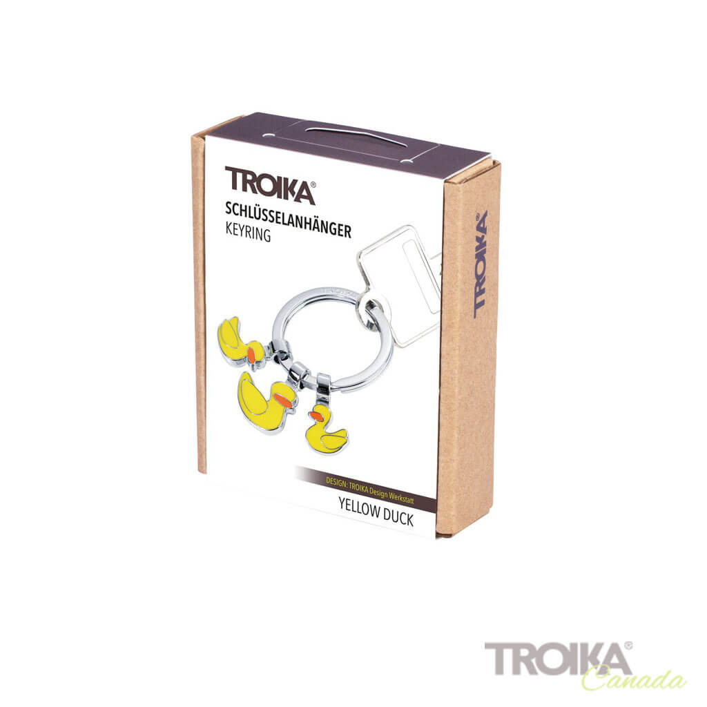TROIKA Keychain "YELLOW DUCK" packaging