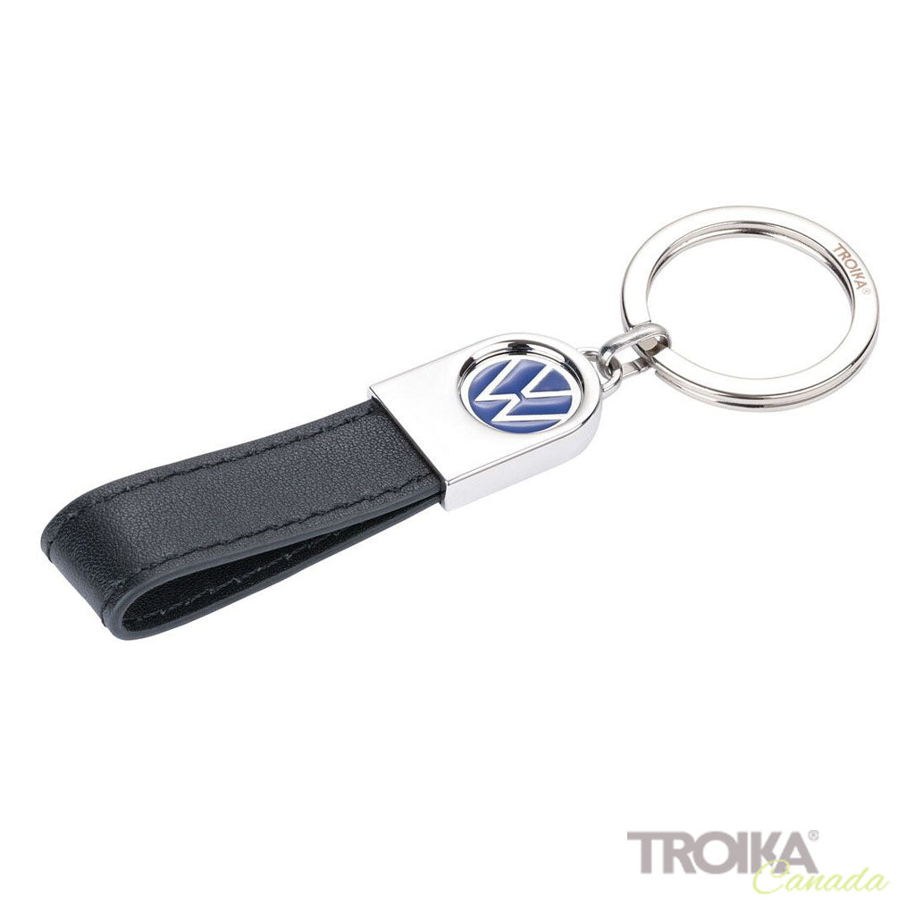 TROIKA Keychain &quot;VW LEATHER&quot;