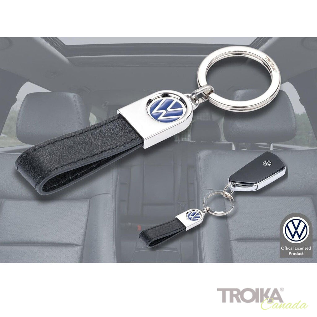 TROIKA Keychain "VW LEATHER"