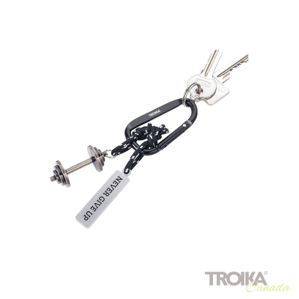 Keyring "NEVER GIVE UP"