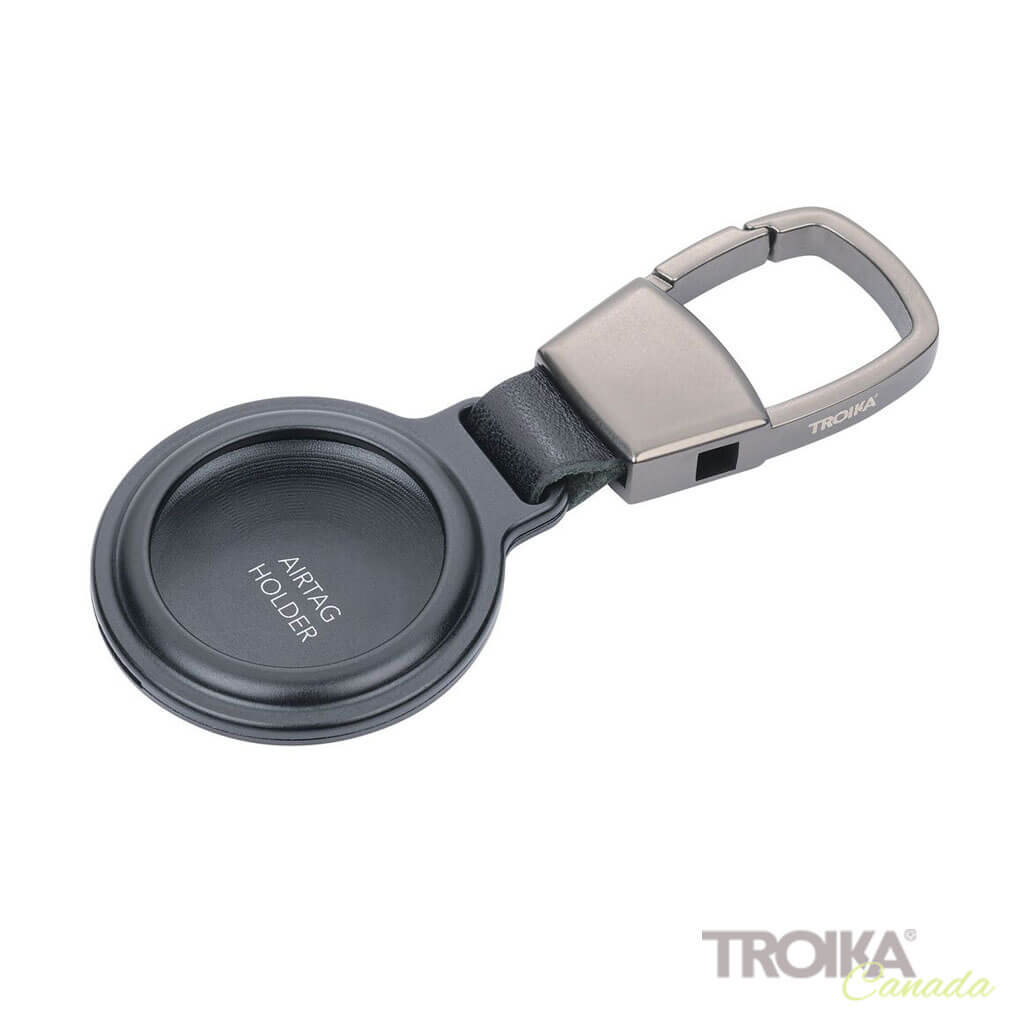 TROIKA Keychain "AIRTAG HOLDER" - Black