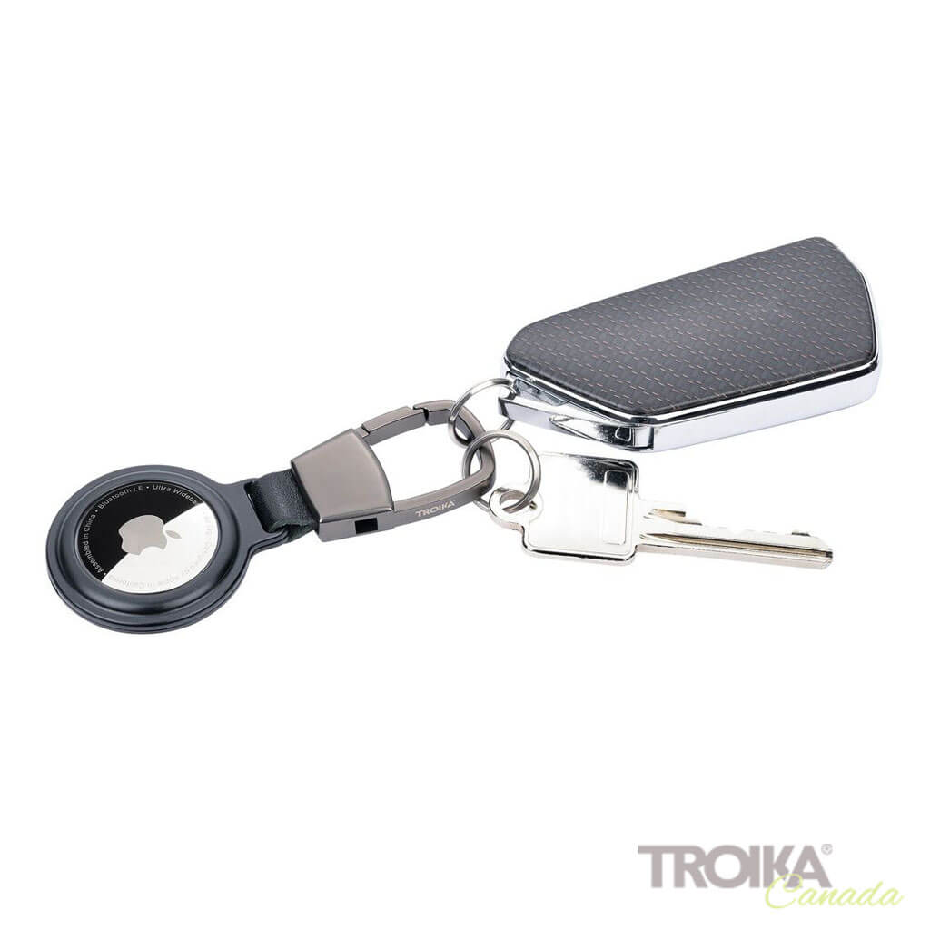 TROIKA Keychain "AIRTAG HOLDER" - Black