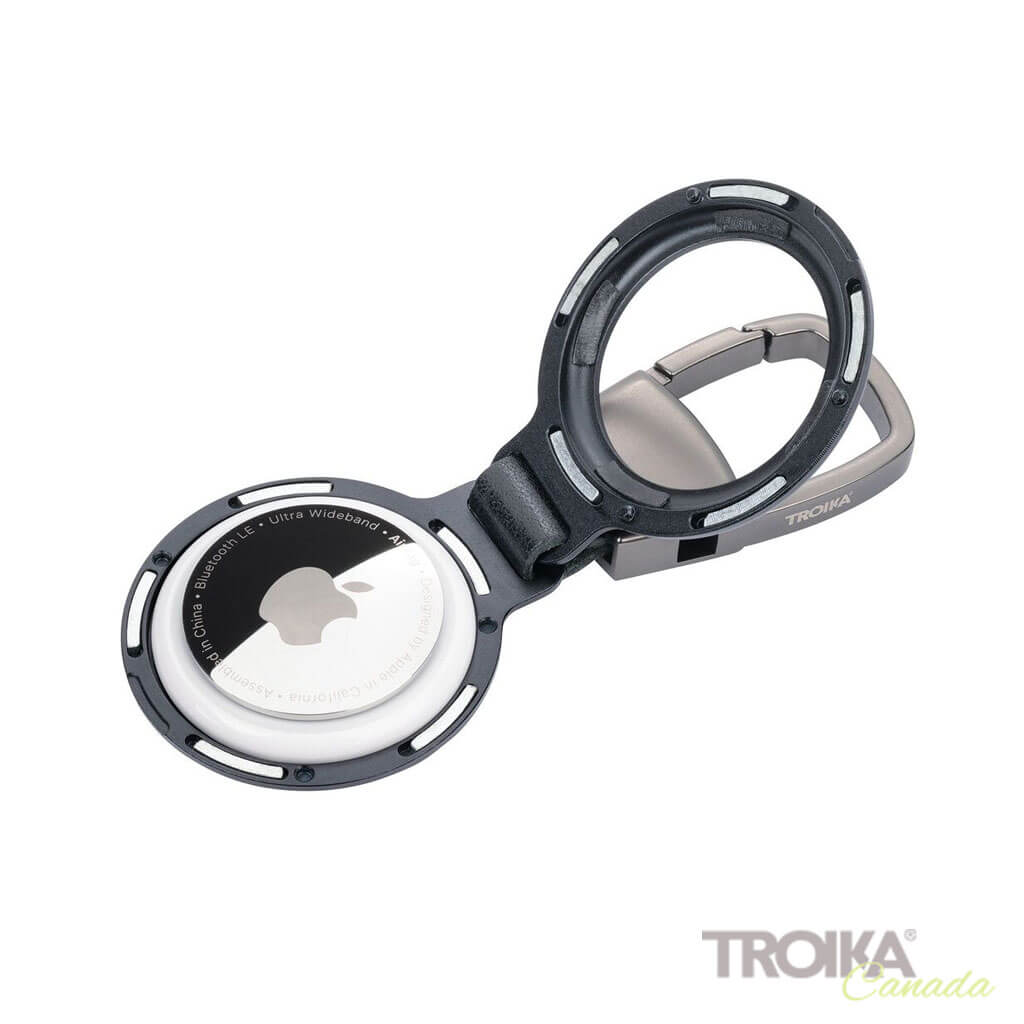 TROIKA Keychain "AIRTAG HOLDER" - Black