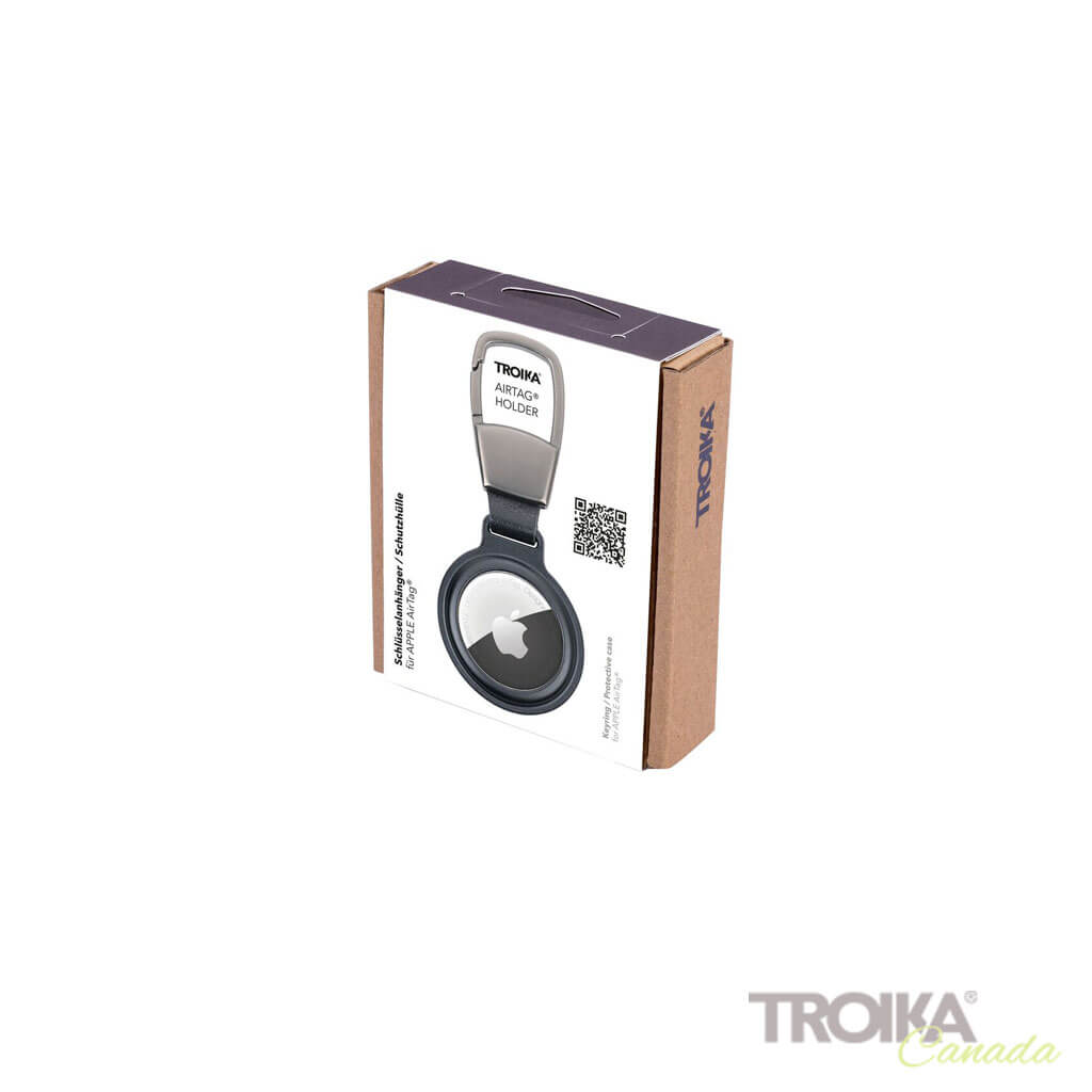 TROIKA Keychain "AIRTAG HOLDER" - Black