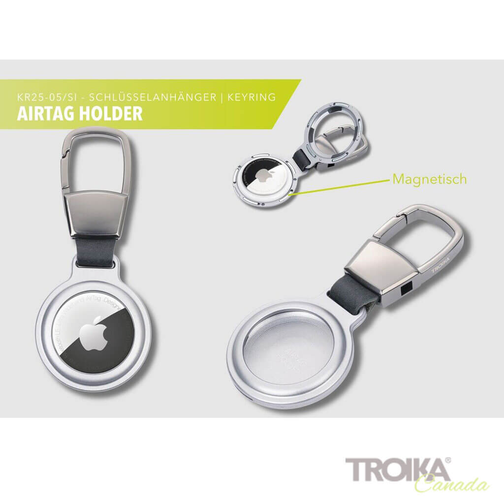 TROIKA Keychain "AIRTAG HOLDER" - Silver