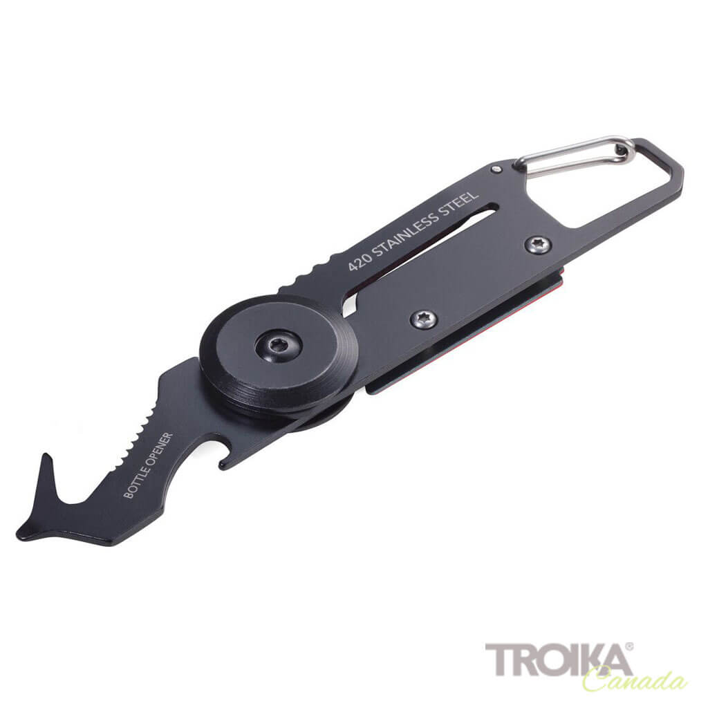 TROIKA Mini Outil "EGON" - ROUGE