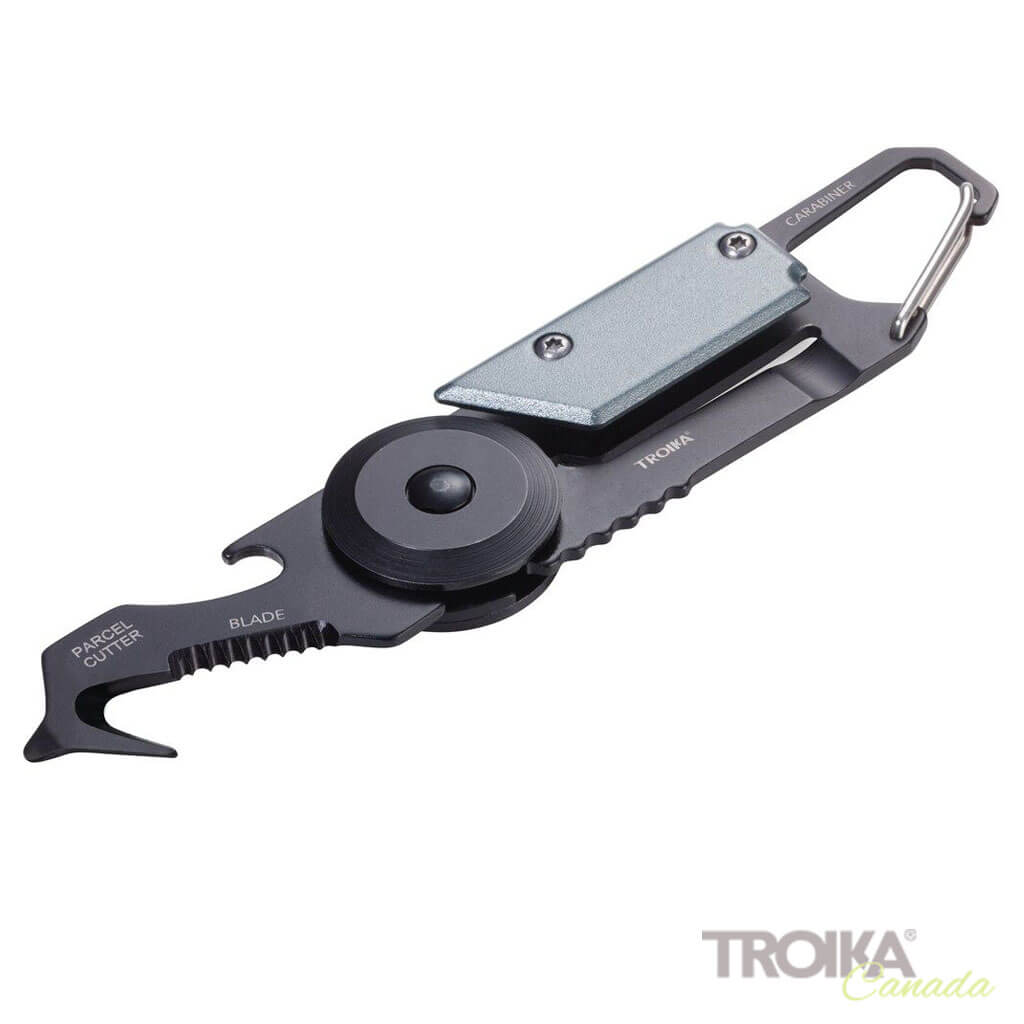 TROIKA Key Organizer and Mini Tool "EGON" - Titanium