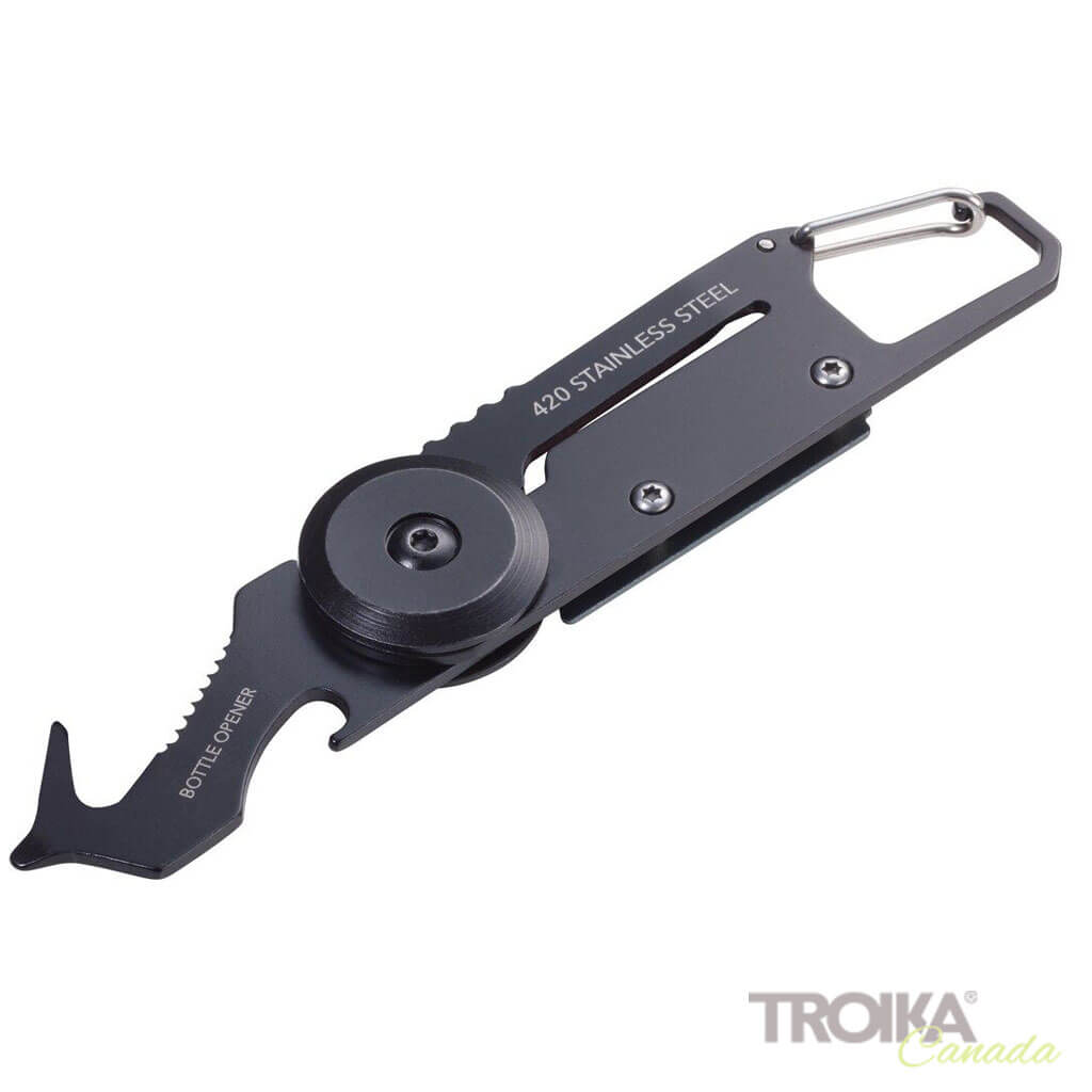 TROIKA Key Organizer and Mini Tool "EGON" - Titanium
