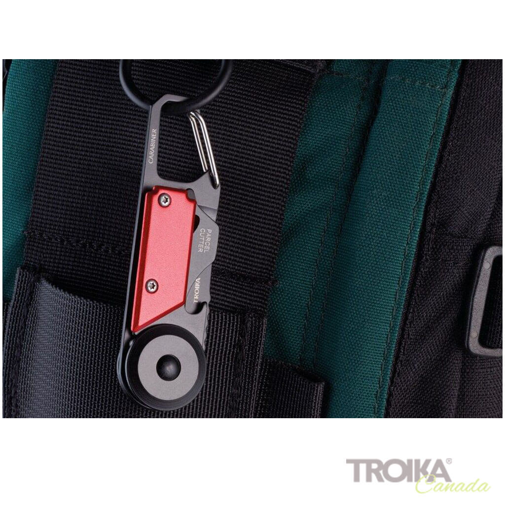 TROIKA Key Organizer and Mini Tool "EGON" - Titanium