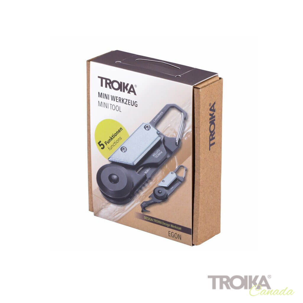 TROIKA Key Organizer and Mini Tool "EGON" - Titanium