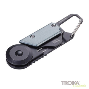 TROIKA Key Organizer and Mini Tool "EGON" - Titanium