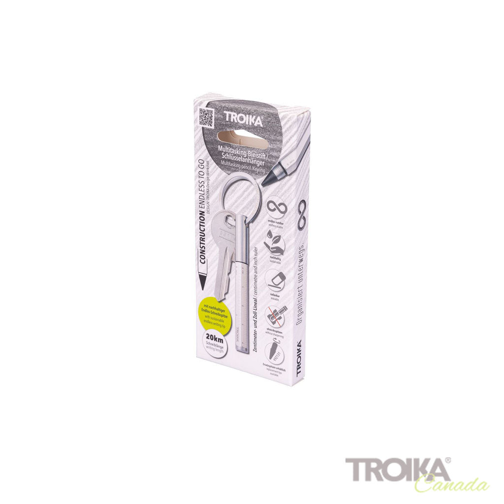 TROIKA Multitasking pencil "ENDLESS TO GO" - Silver