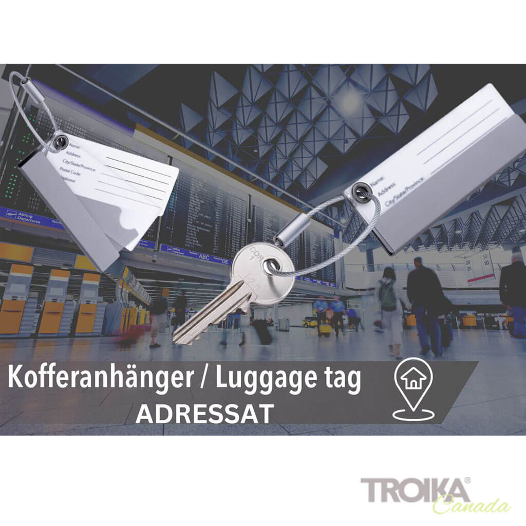 TROIKA Luggage Tag "ADRESSAT"