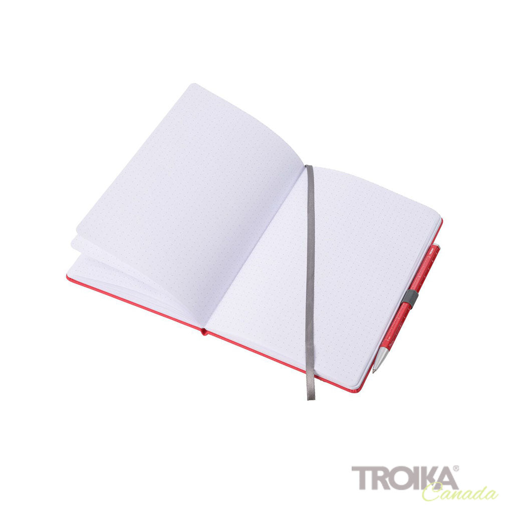 TROIKA Notepad "SLIMPAD A5" - Red