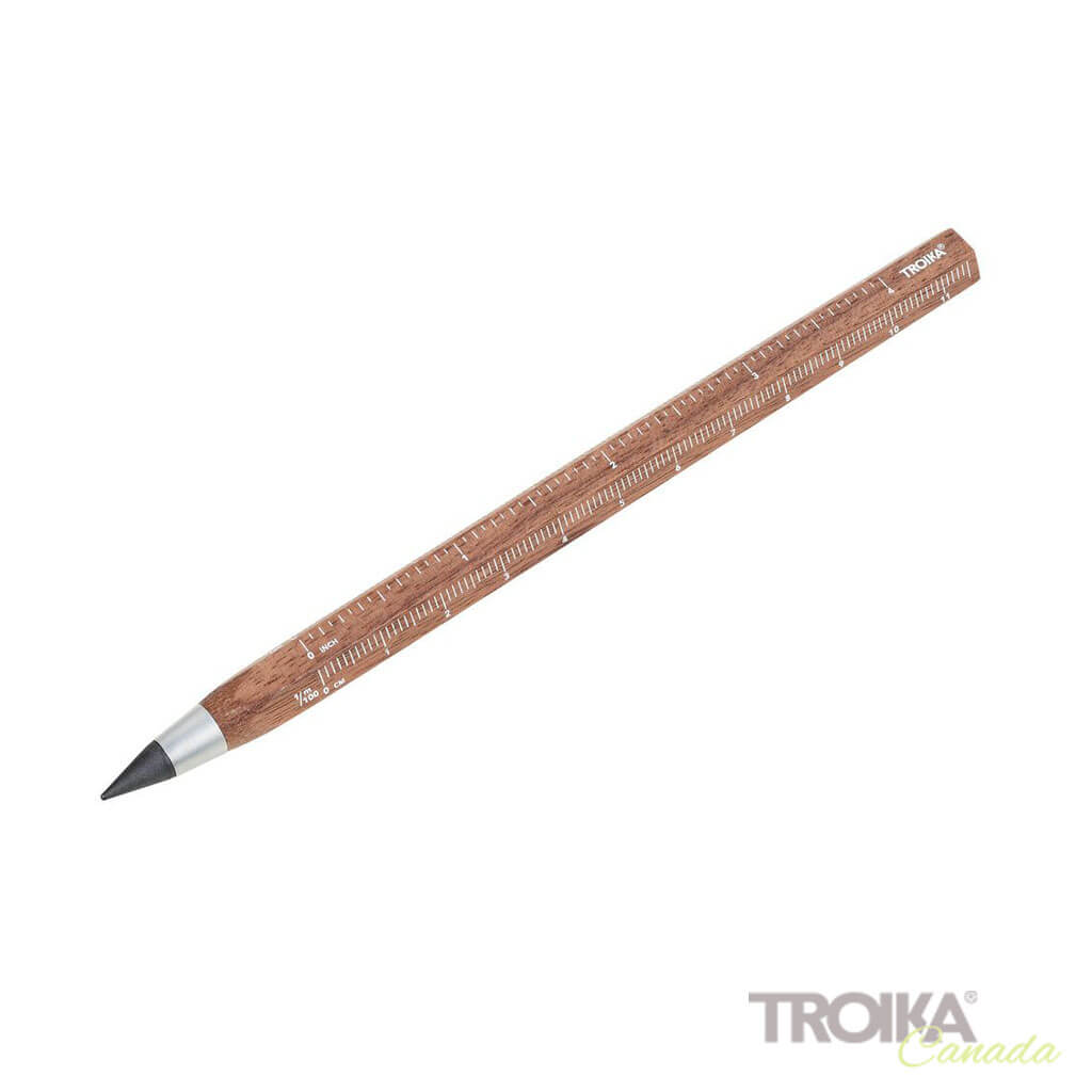 Troika Multitasking Pencil "CONSTRUCTION ENDLESS" - Walnut