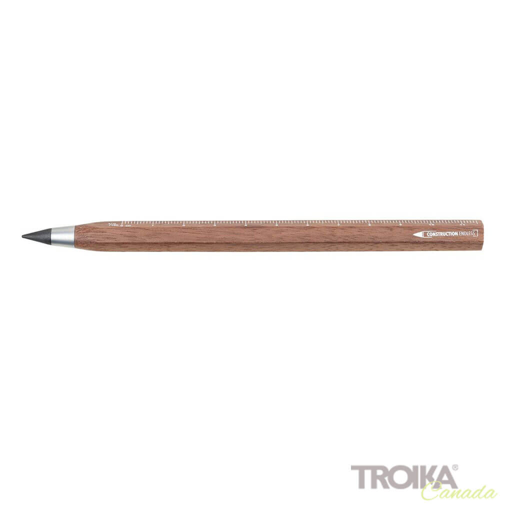 Troika Multitasking Pencil "CONSTRUCTION ENDLESS" - Walnut