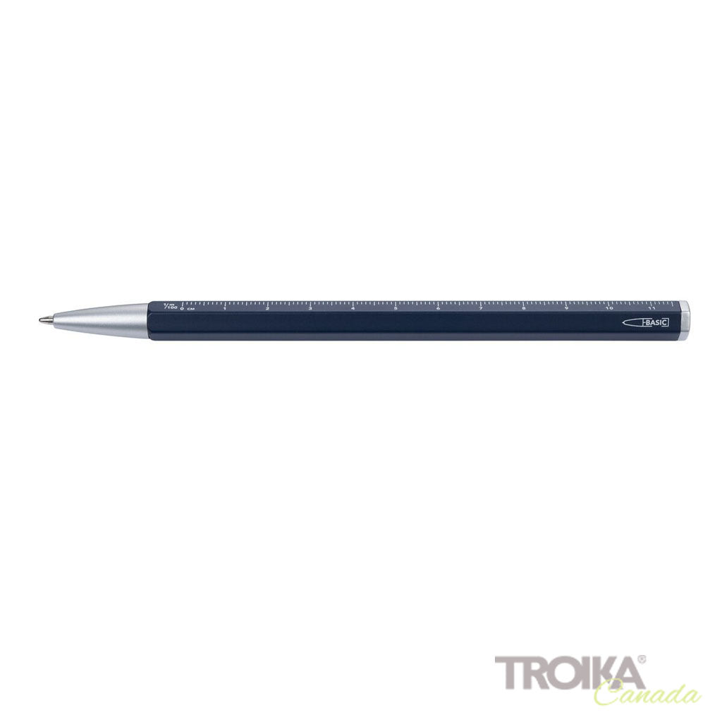 TROIKA Multitasking ballpoint pen "CONSTRUCTION BASIC" - Blue