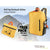TROIKA Roll top backpack "TREKPACK" - Yellow